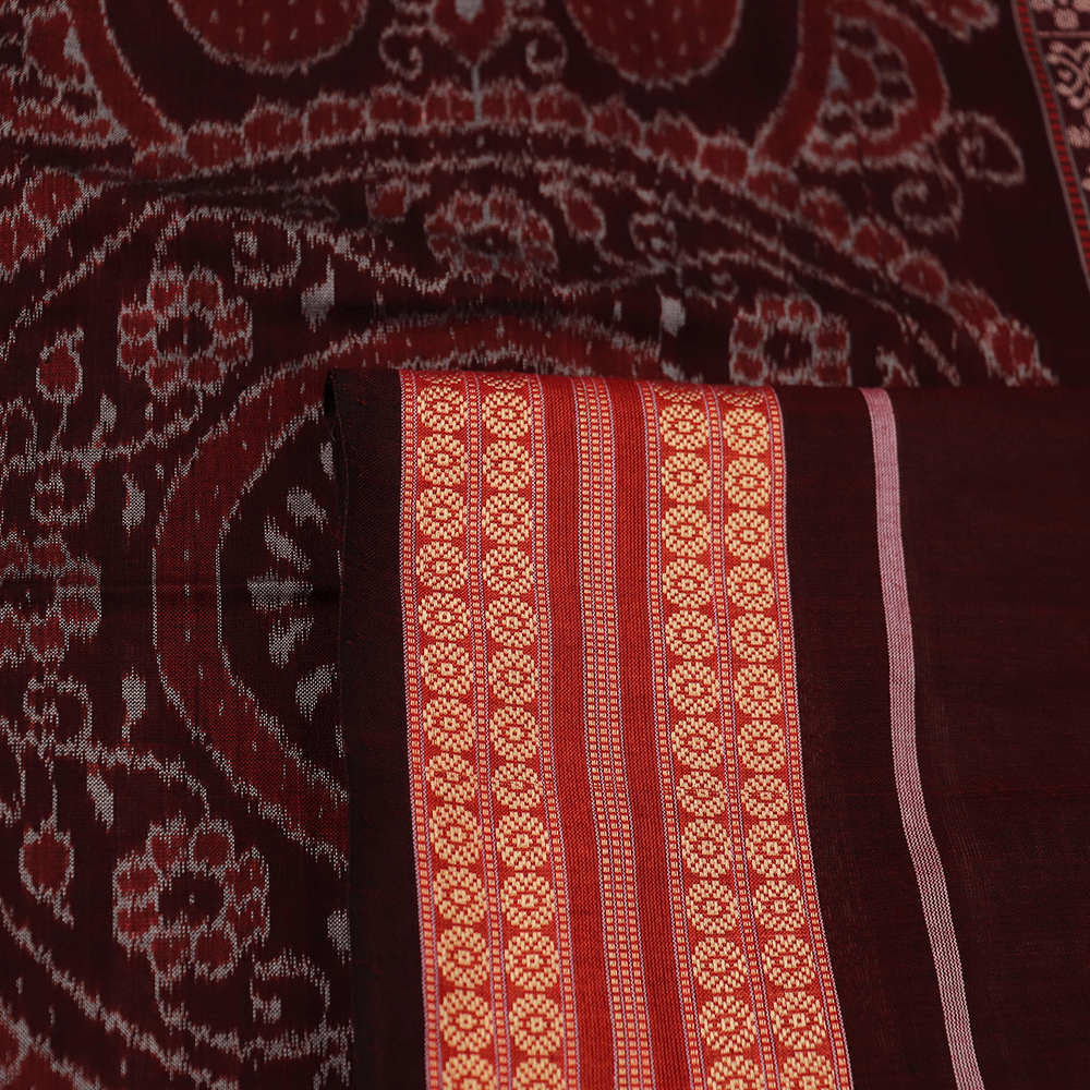 Handloom Sambalpuri Cotton Ikkat Saree Handloom Saree_Cotton Priyadarshini Handloom 