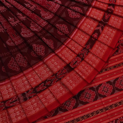 Handloom Sambalpuri Cotton Ikkat Saree Handloom Saree_Cotton Priyadarshini Handloom 