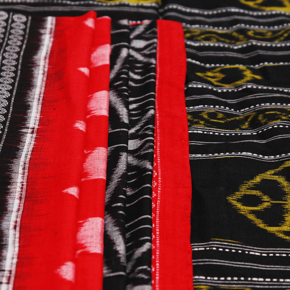 Handloom Sambalpuri Cotton Ikkat Saree Handloom Saree_Cotton Priyadarshini Handloom 