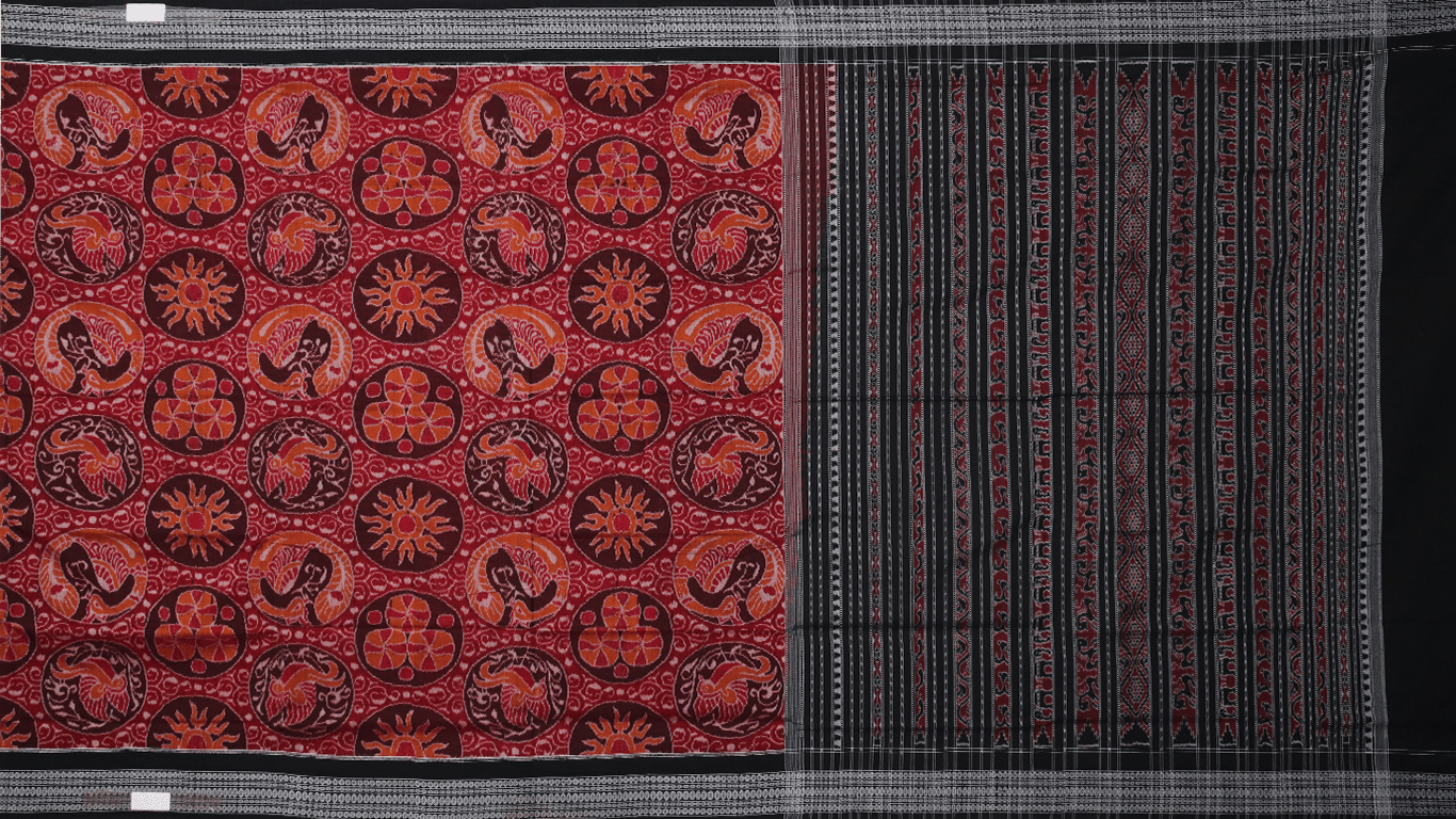 Handloom Sambalpuri Cotton Ikkat Saree Handloom Saree_Cotton Priyadarshini Handloom 