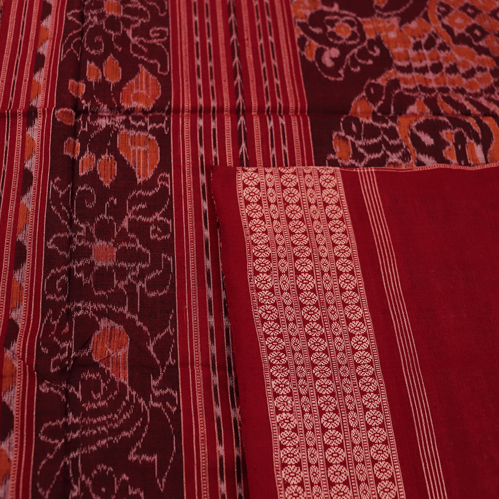 Handloom Sambalpuri Cotton Ikkat Saree Handloom Saree_Cotton Priyadarshini Handloom 