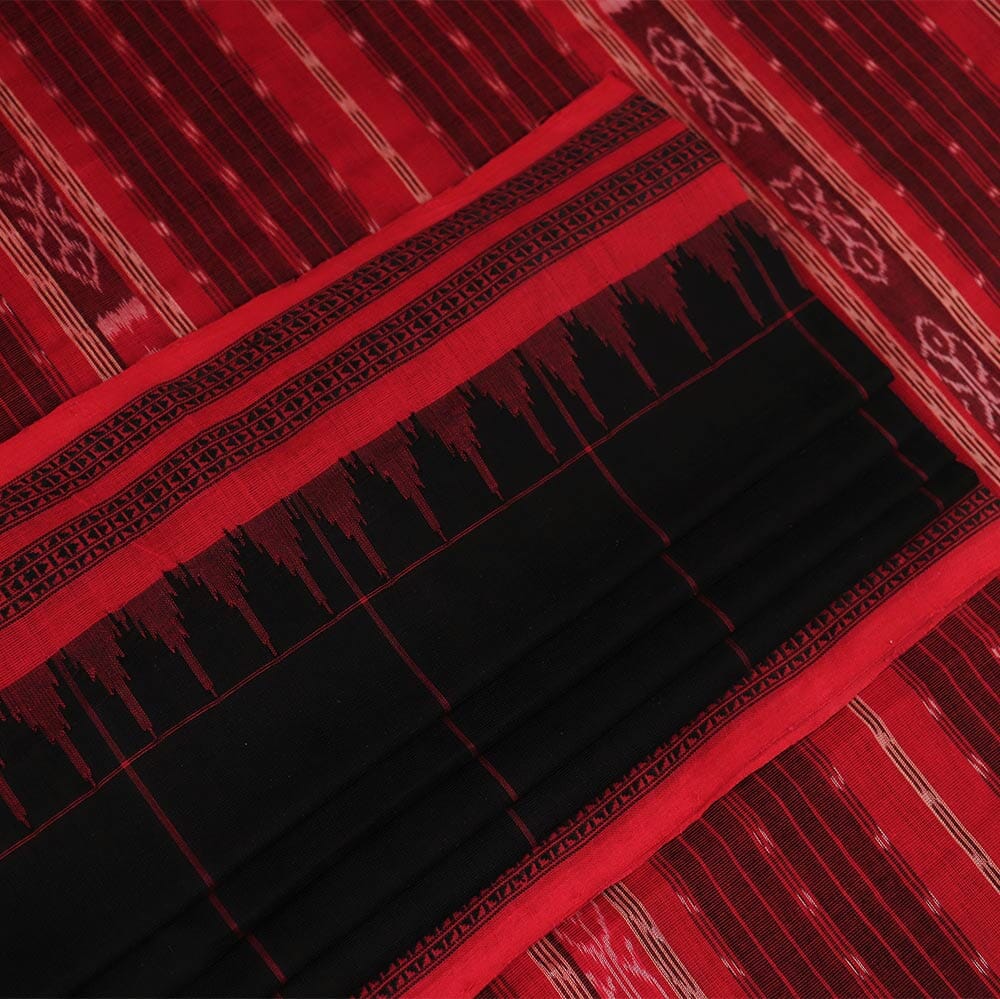 Handloom Sambalpuri Cotton Ikkat Saree Handloom Saree_Cotton Priyadarshini Handloom 