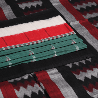 Handloom Sambalpuri Cotton Ikkat Saree Handloom Saree_Cotton Priyadarshini Handloom 