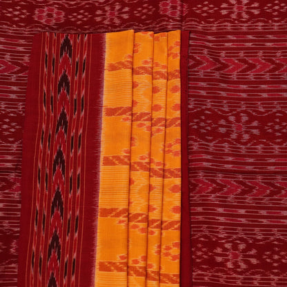 Handloom Sambalpuri Cotton Ikkat Saree Handloom Saree_Cotton Priyadarshini Handloom 