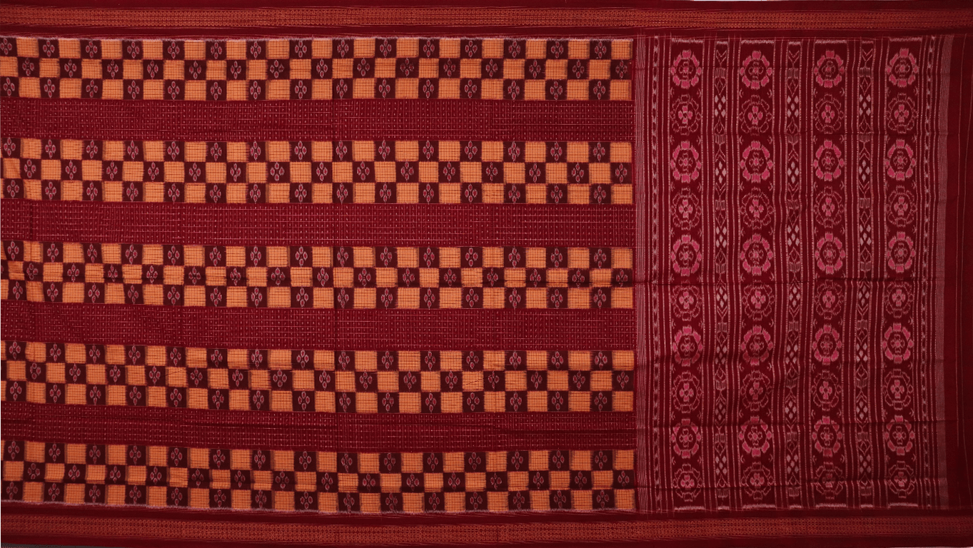 Handloom Sambalpuri Cotton Ikkat Saree Handloom Saree_Cotton Priyadarshini Handloom 