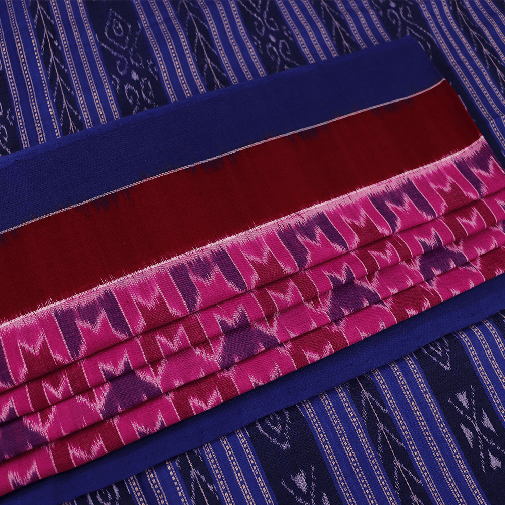 Handloom Sambalpuri Cotton Ikkat Saree Handloom Saree_Cotton Priyadarshini Handloom 