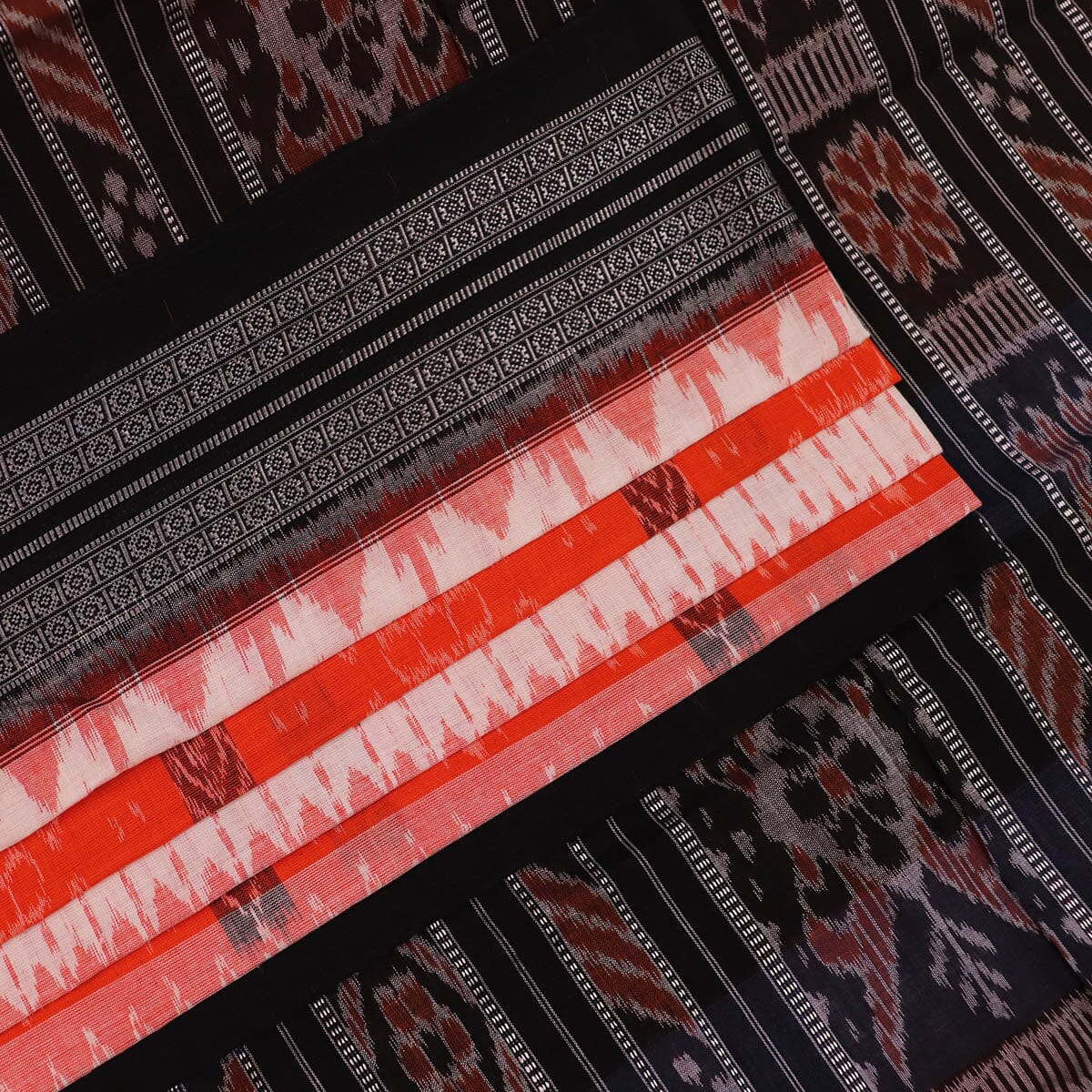 Handloom Sambalpuri Cotton Ikkat Saree Handloom Saree_Cotton Priyadarshini Handloom 