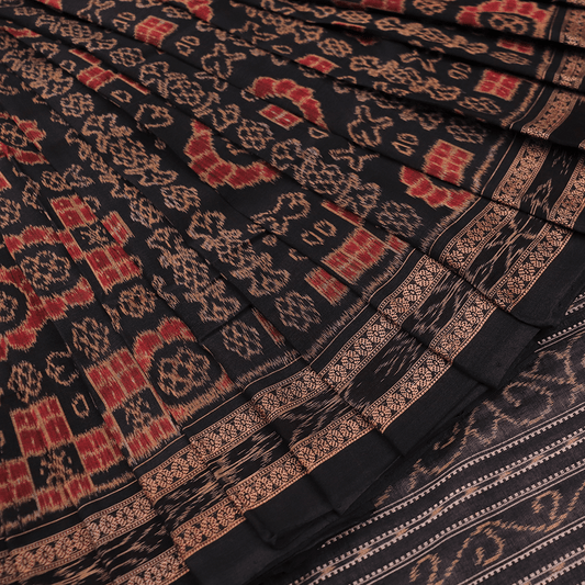 Handloom Sambalpuri Cotton Ikkat Saree Handloom Saree_Cotton Priyadarshini Handloom 