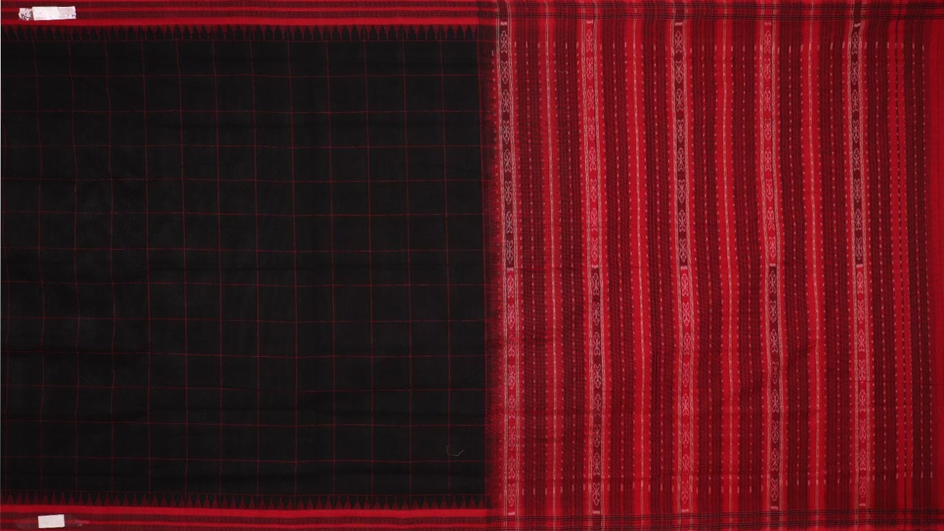Handloom Sambalpuri Cotton Ikkat Saree Handloom Saree_Cotton Priyadarshini Handloom 