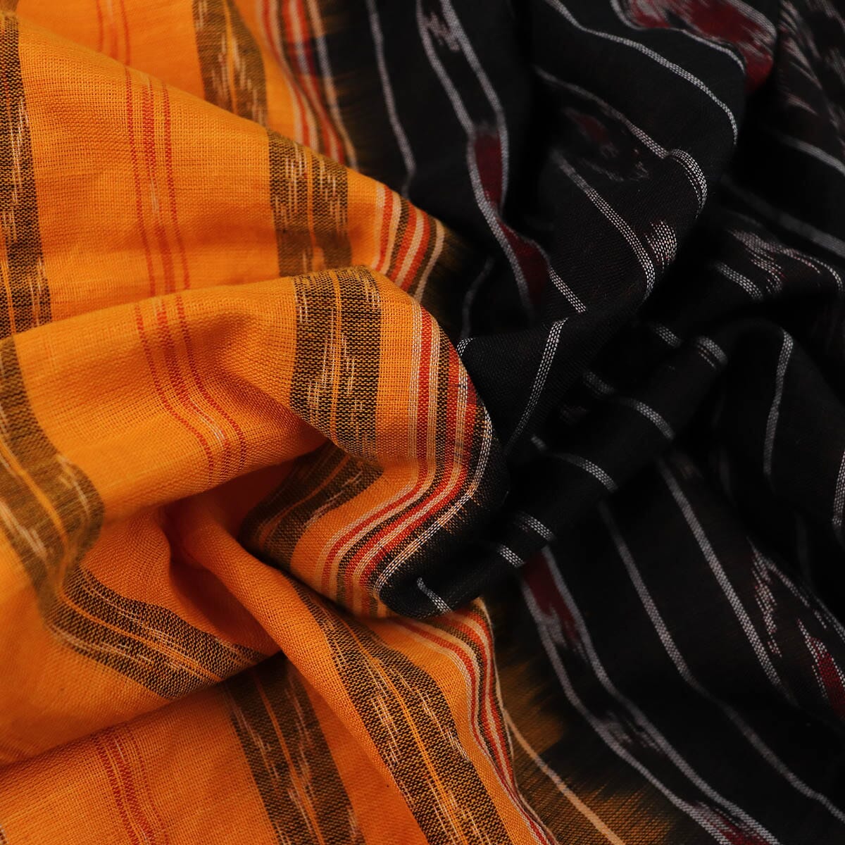 Handloom Sambalpuri Cotton Ikkat Saree Handloom Saree_Cotton Priyadarshini Handloom 