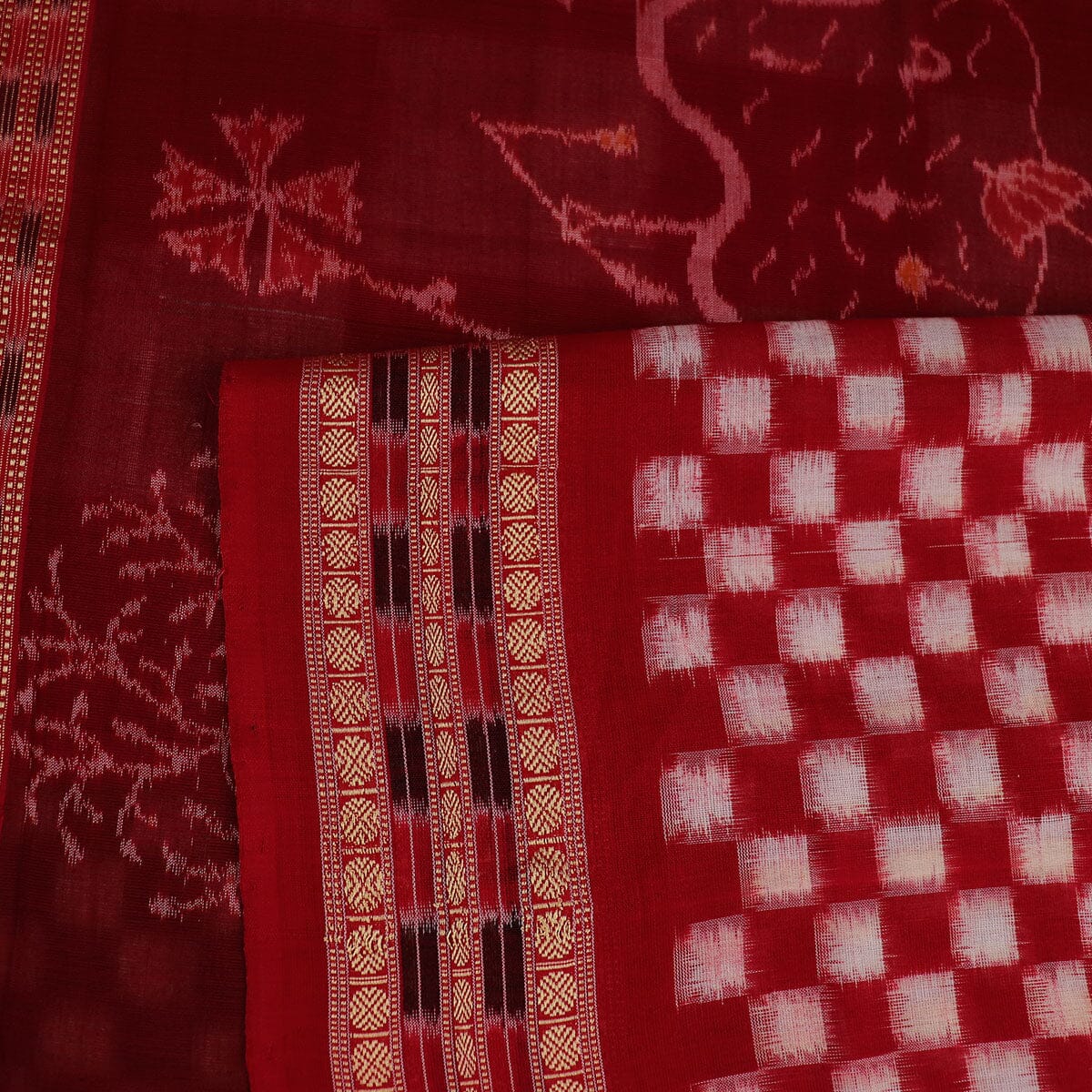 Handloom Sambalpuri Cotton Ikkat Saree Handloom Saree_Cotton Priyadarshini Handloom 