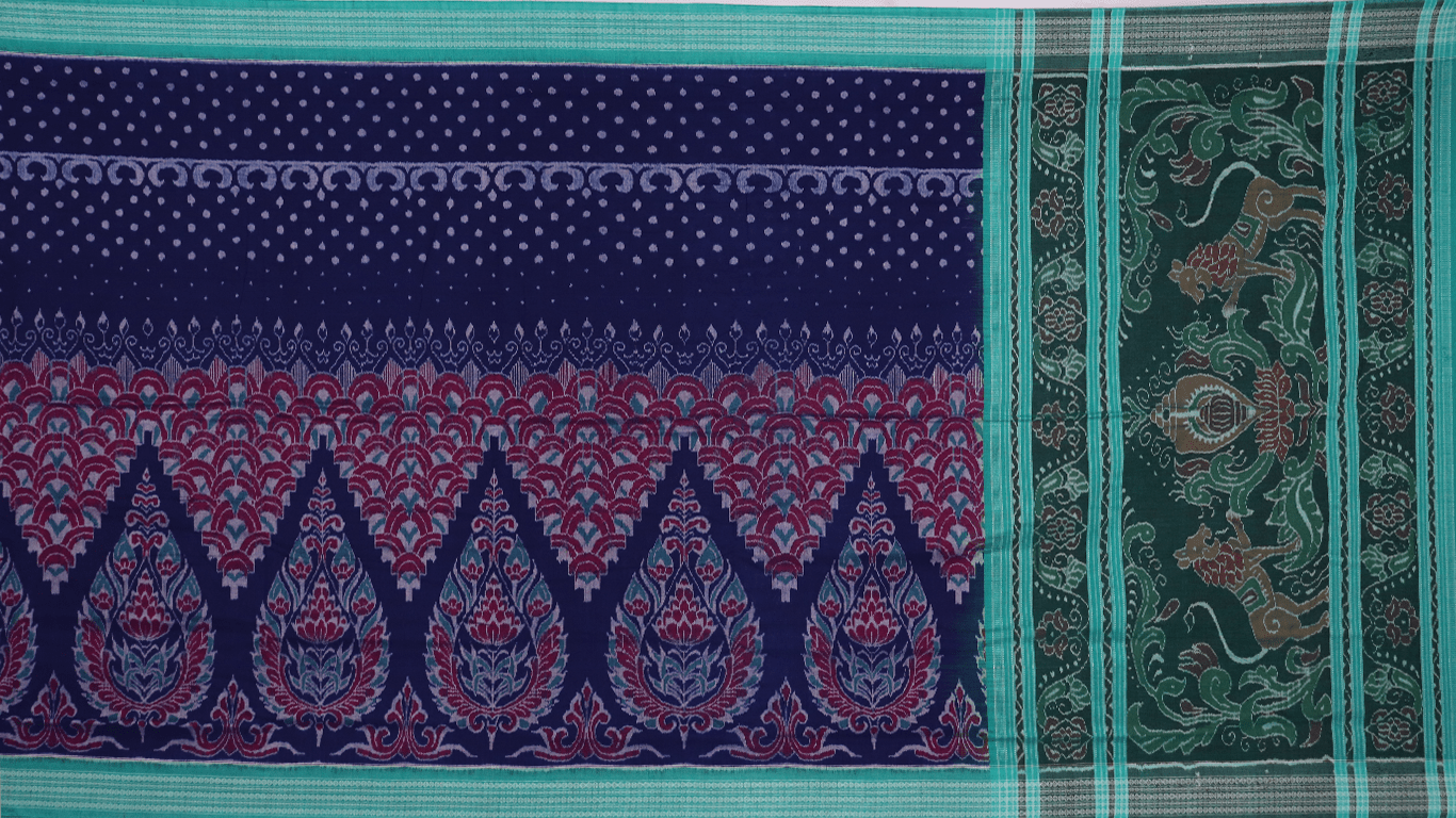 Handloom Sambalpuri Cotton Ikkat Saree Handloom Saree_Cotton Priyadarshini Handloom 