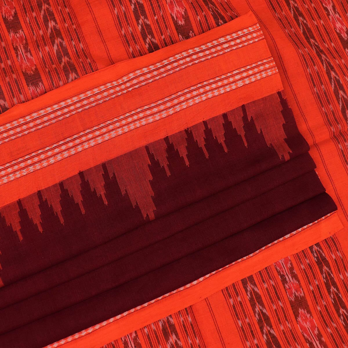 Handloom Sambalpuri Cotton Ikkat Saree Handloom Saree_Cotton Priyadarshini Handloom 