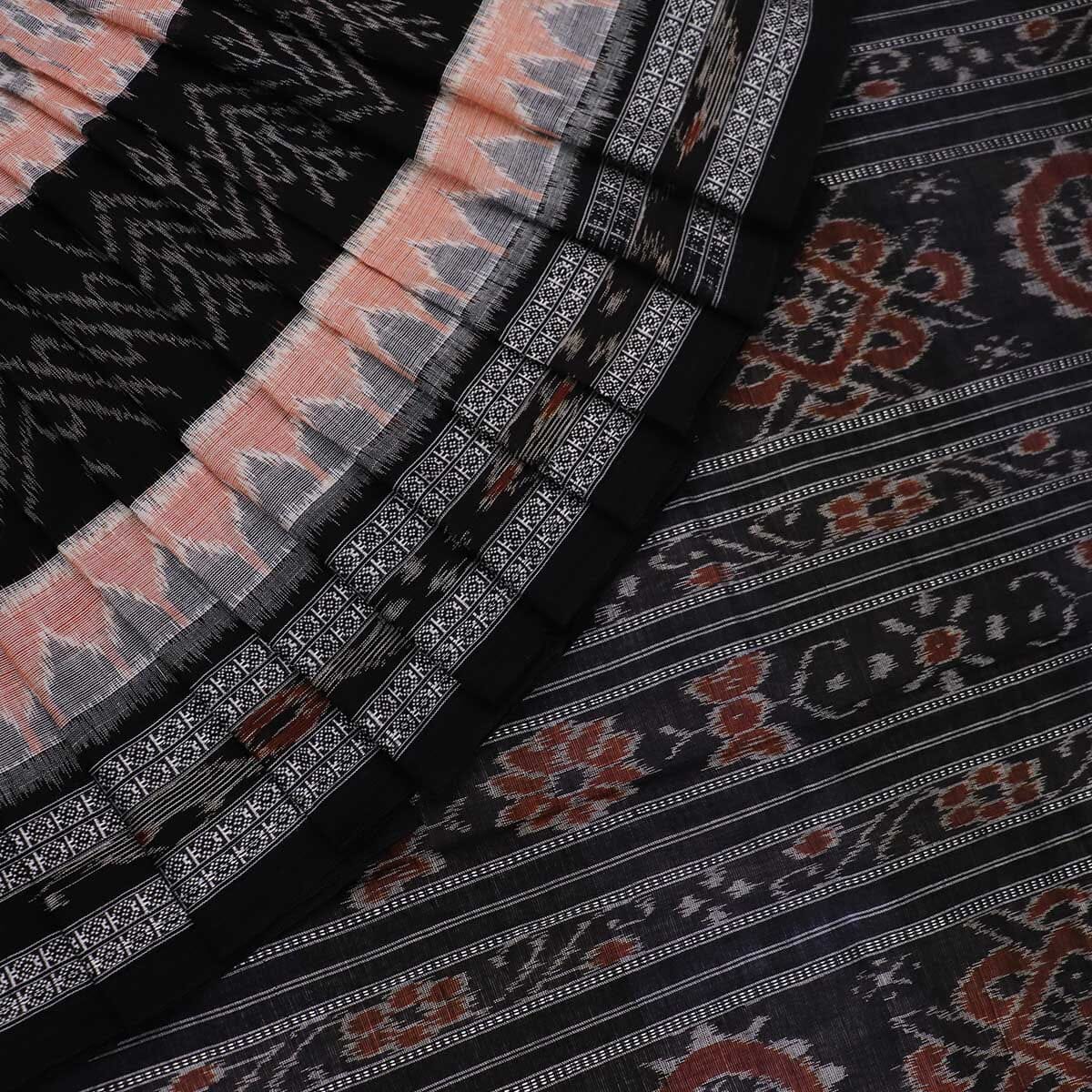 Handloom Sambalpuri Cotton Ikkat Saree Handloom Saree_Cotton Priyadarshini Handloom 