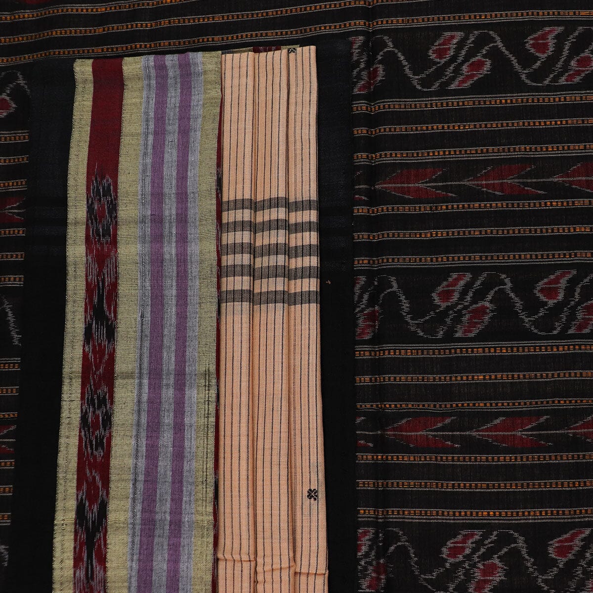 Handloom Sambalpuri Cotton Ikkat Saree Handloom Saree_Cotton Priyadarshini Handloom 