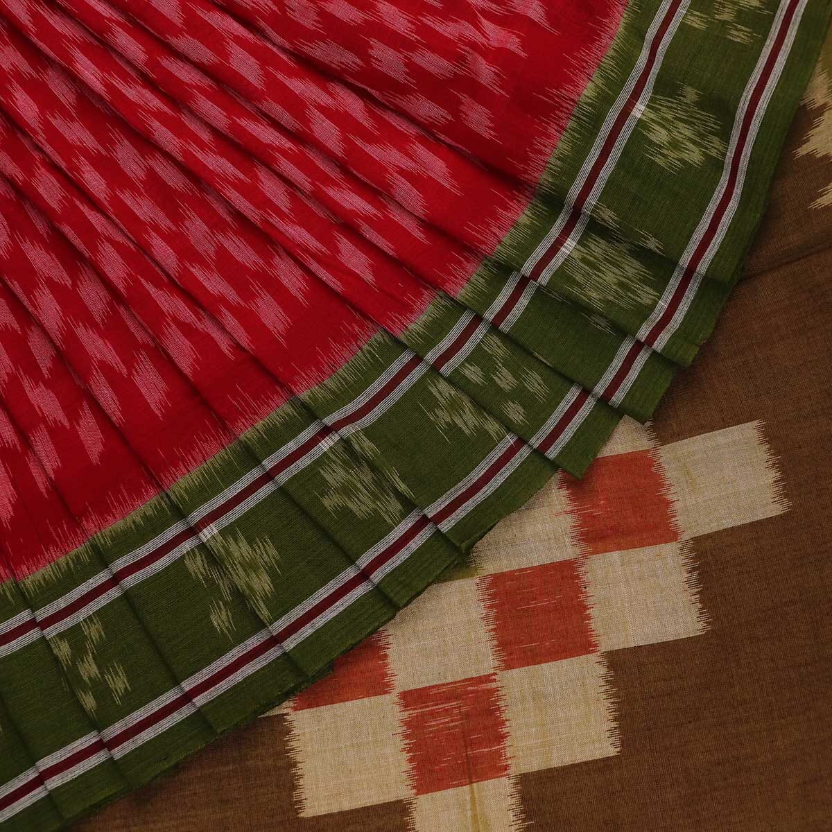 Handloom Sambalpuri Cotton Ikkat Saree Handloom Saree_Cotton Priyadarshini Handloom 