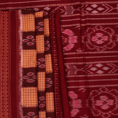 Handloom Sambalpuri Cotton Ikkat Saree Handloom Saree_Cotton Priyadarshini Handloom 