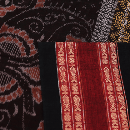 Handloom Sambalpuri Cotton Ikkat Saree Handloom Saree_Cotton Priyadarshini Handloom 