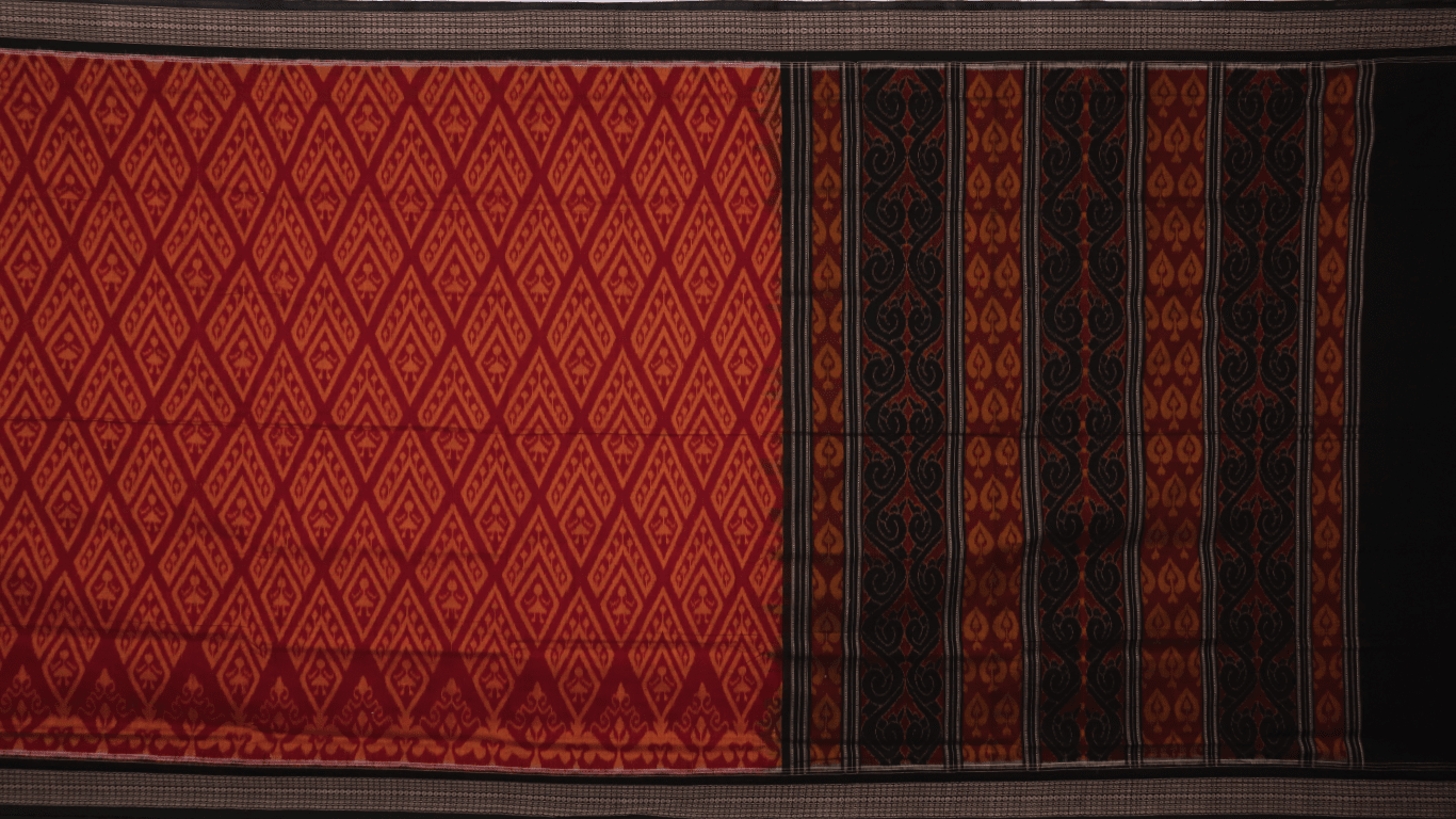 Handloom Sambalpuri Cotton Ikkat Saree Handloom Saree_Cotton Priyadarshini Handloom 