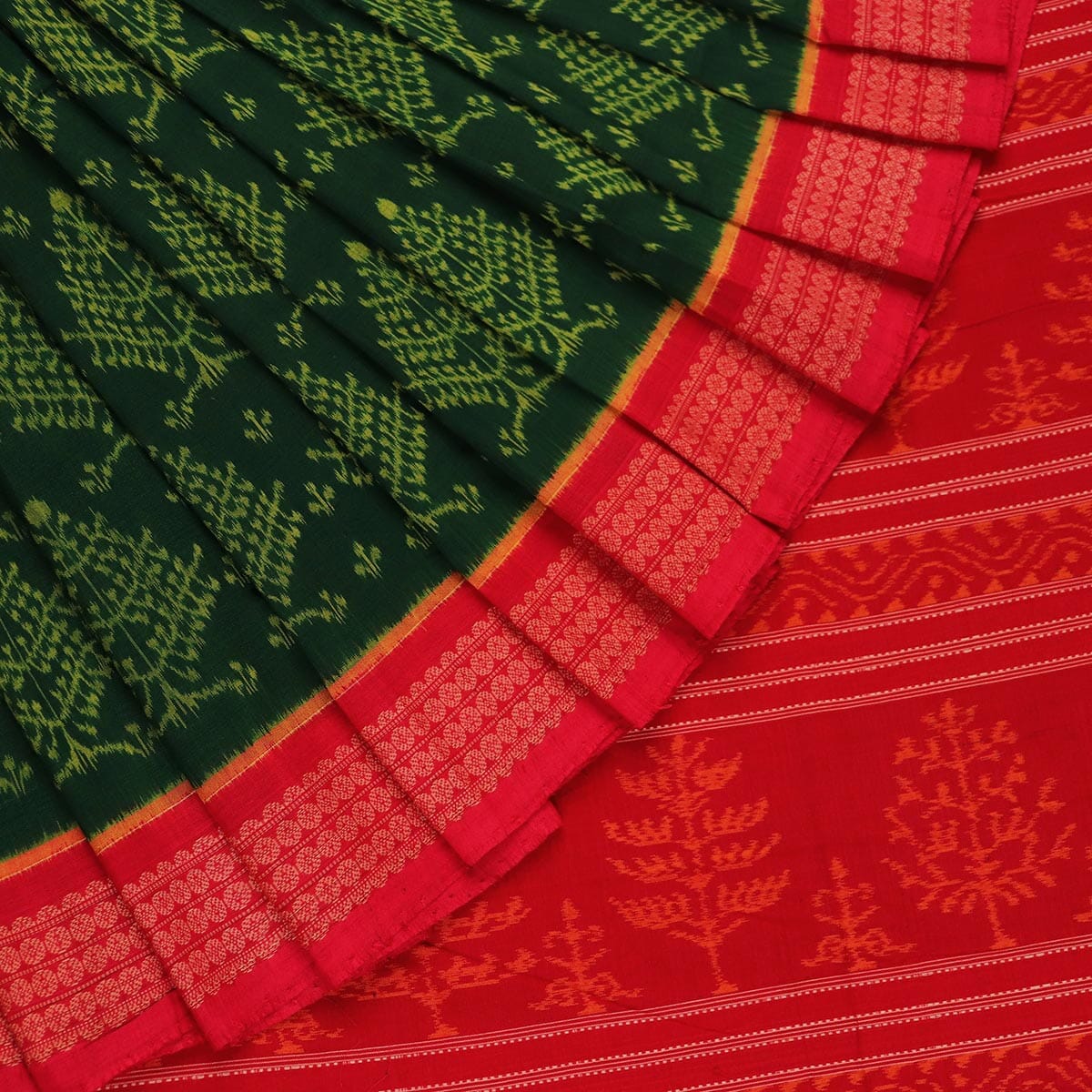 Handloom Sambalpuri Cotton Ikkat Saree Handloom Saree_Cotton Priyadarshini Handloom 