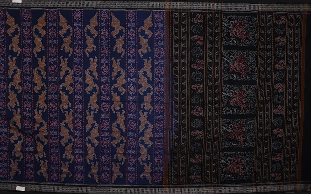 Handloom Sambalpuri Cotton Ikkat Saree Handloom Saree_Cotton Priyadarshini Handloom 