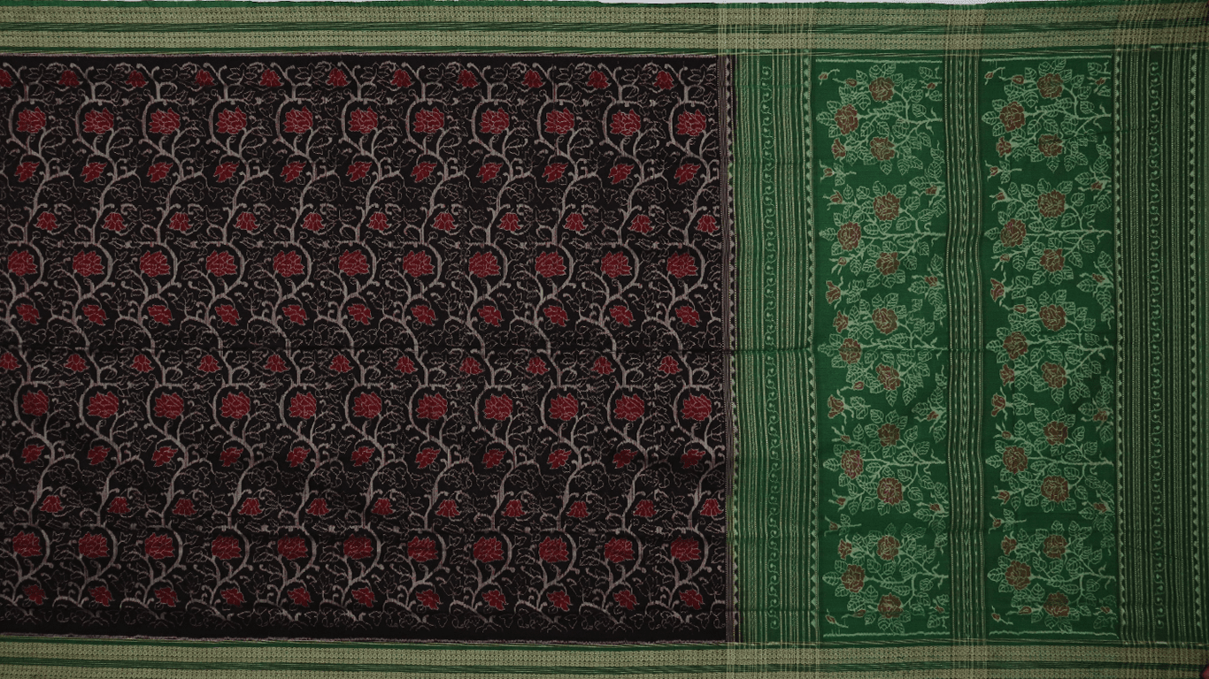 Handloom Sambalpuri Cotton Ikkat Saree Handloom Saree_Cotton Priyadarshini Handloom 