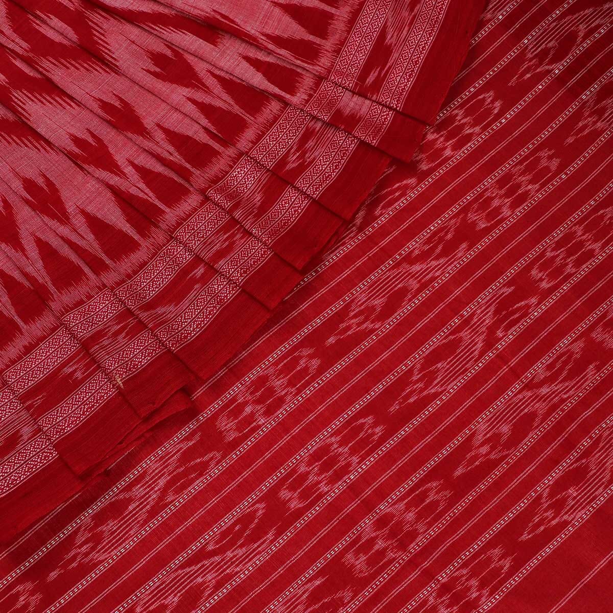 Handloom Sambalpuri Cotton Ikkat Saree Handloom Saree_Cotton Priyadarshini Handloom 