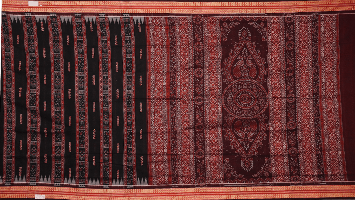 Handloom Sambalpuri Cotton Ikkat Saree Handloom Saree_Cotton Priyadarshini Handloom 