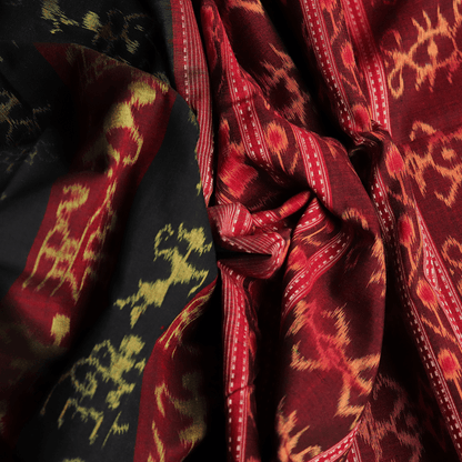 Handloom Sambalpuri Cotton Ikkat Saree Handloom Saree_Cotton Priyadarshini Handloom 