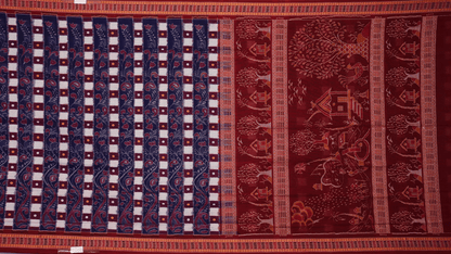 Handloom Sambalpuri Cotton Ikkat Saree Handloom Saree_Cotton Priyadarshini Handloom 