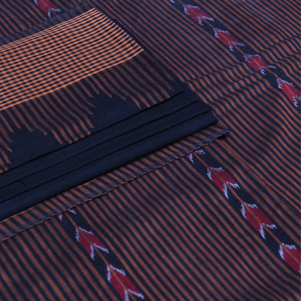 Handloom Sambalpuri Cotton Ikkat Saree Handloom Saree_Cotton Priyadarshini Handloom 