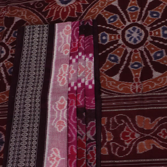 Handloom Sambalpuri Cotton Ikkat Saree Handloom Saree_Cotton Priyadarshini Handloom 