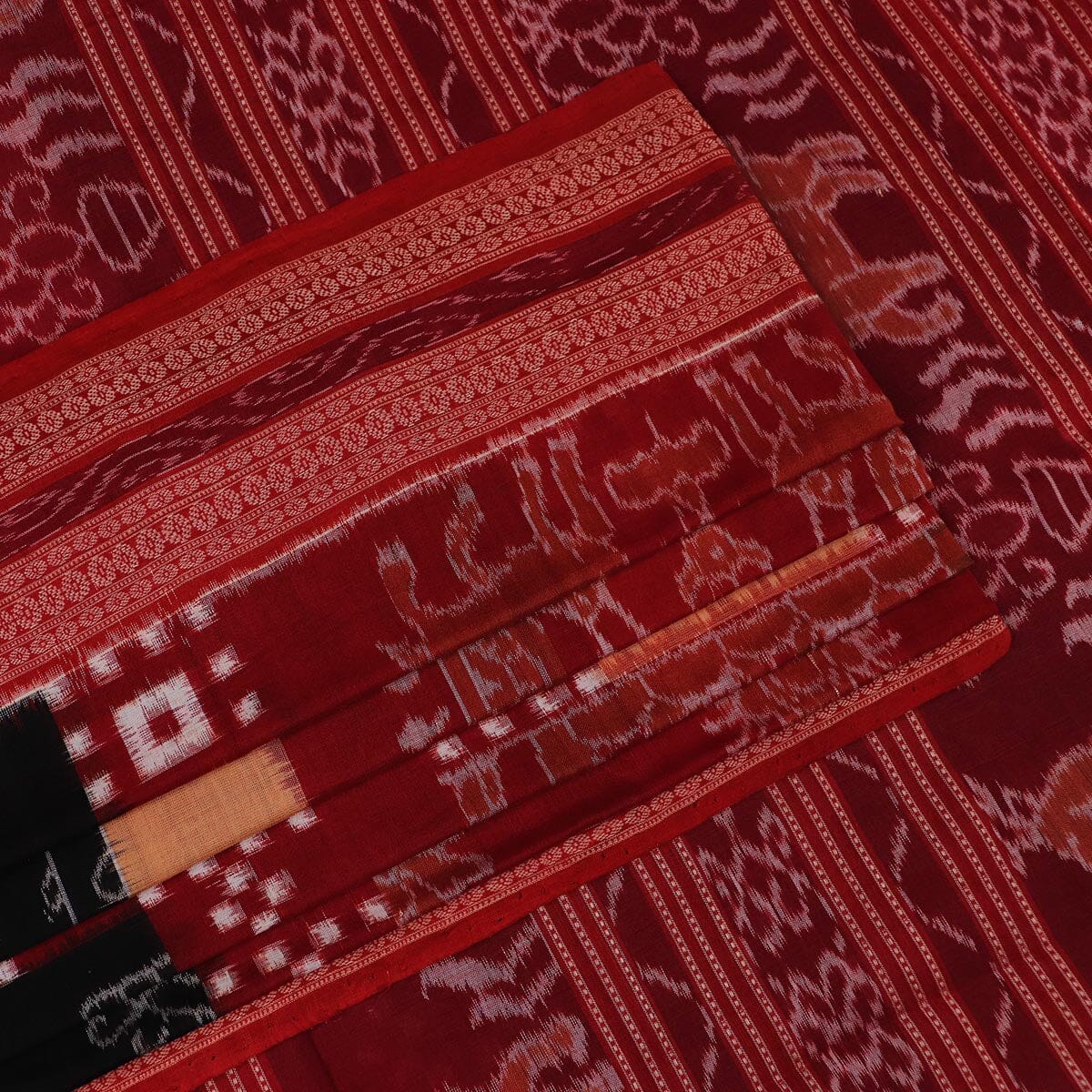 Handloom Sambalpuri Cotton Ikkat Saree Handloom Saree_Cotton Priyadarshini Handloom 