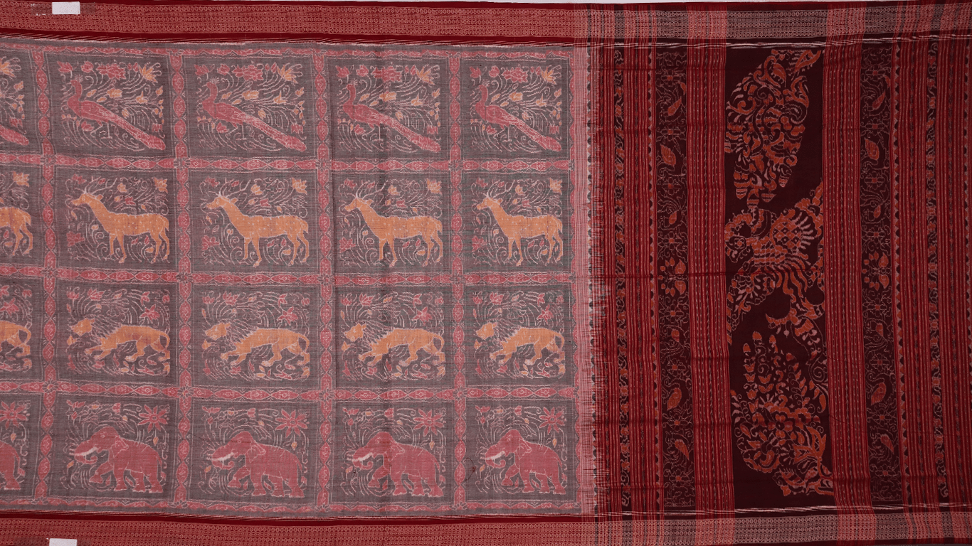Handloom Sambalpuri Cotton Ikkat Saree Handloom Saree_Cotton Priyadarshini Handloom 