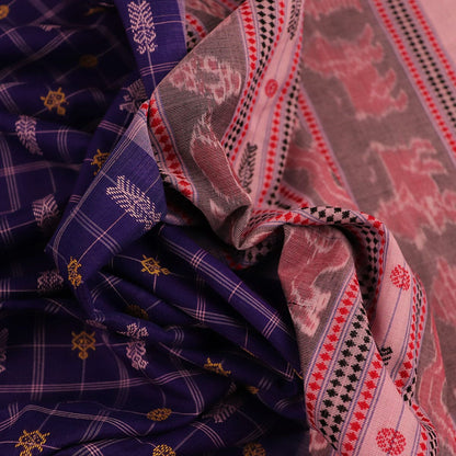 Handloom Sambalpuri Cotton Ikkat Saree Handloom Saree_Cotton Priyadarshini Handloom 