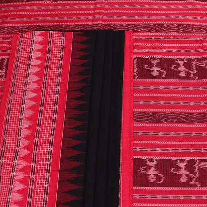 Handloom Sambalpuri Cotton Ikkat Saree Handloom Saree_Cotton Priyadarshini Handloom 