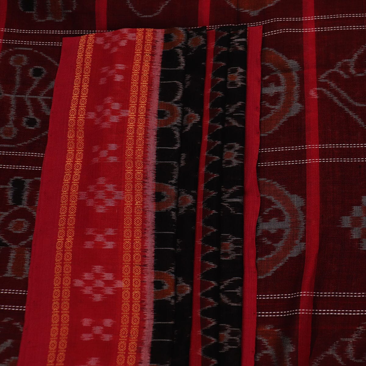 Handloom Sambalpuri Cotton Ikkat Saree Handloom Saree_Cotton Priyadarshini Handloom 