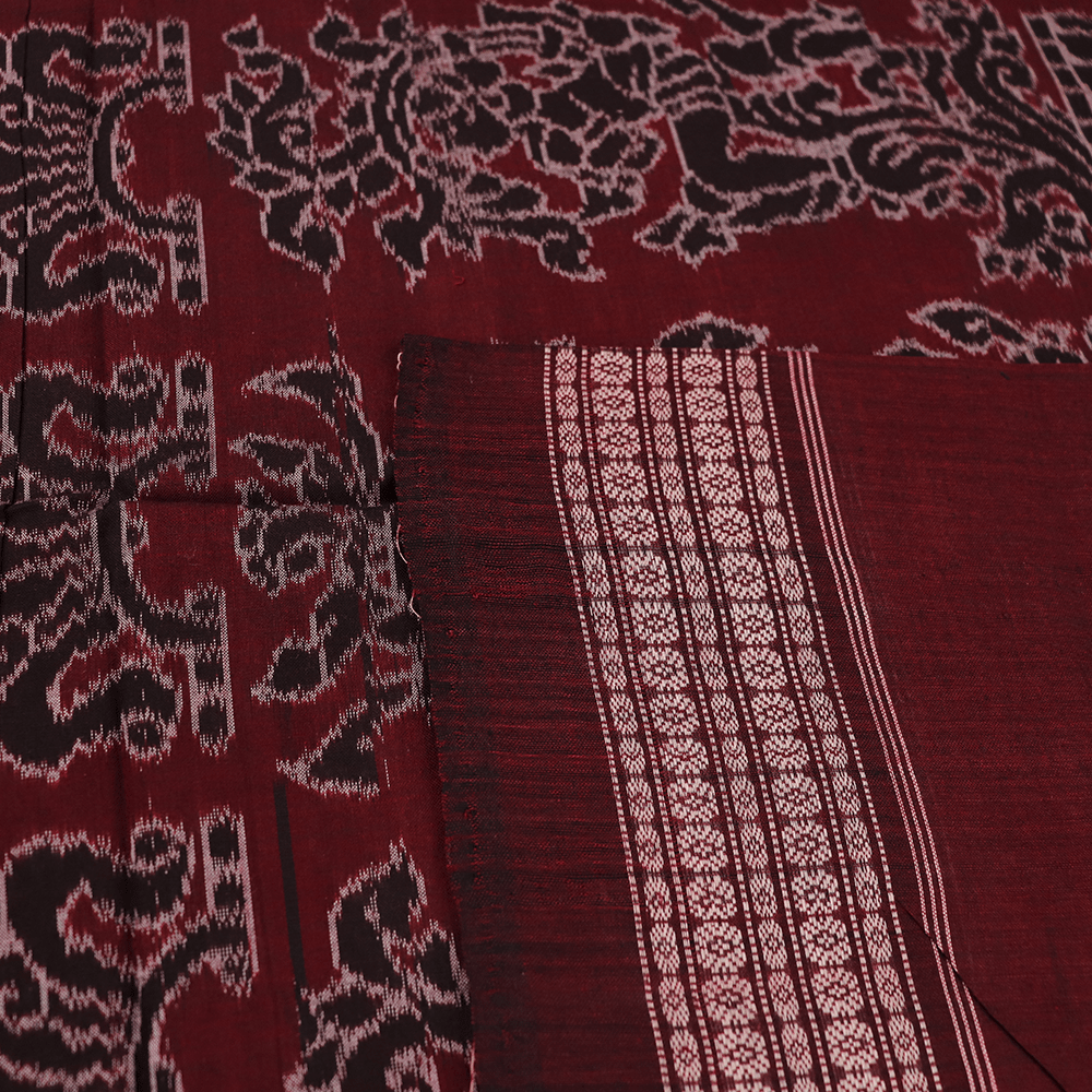Handloom Sambalpuri Cotton Ikkat Saree Handloom Saree_Cotton Priyadarshini Handloom 