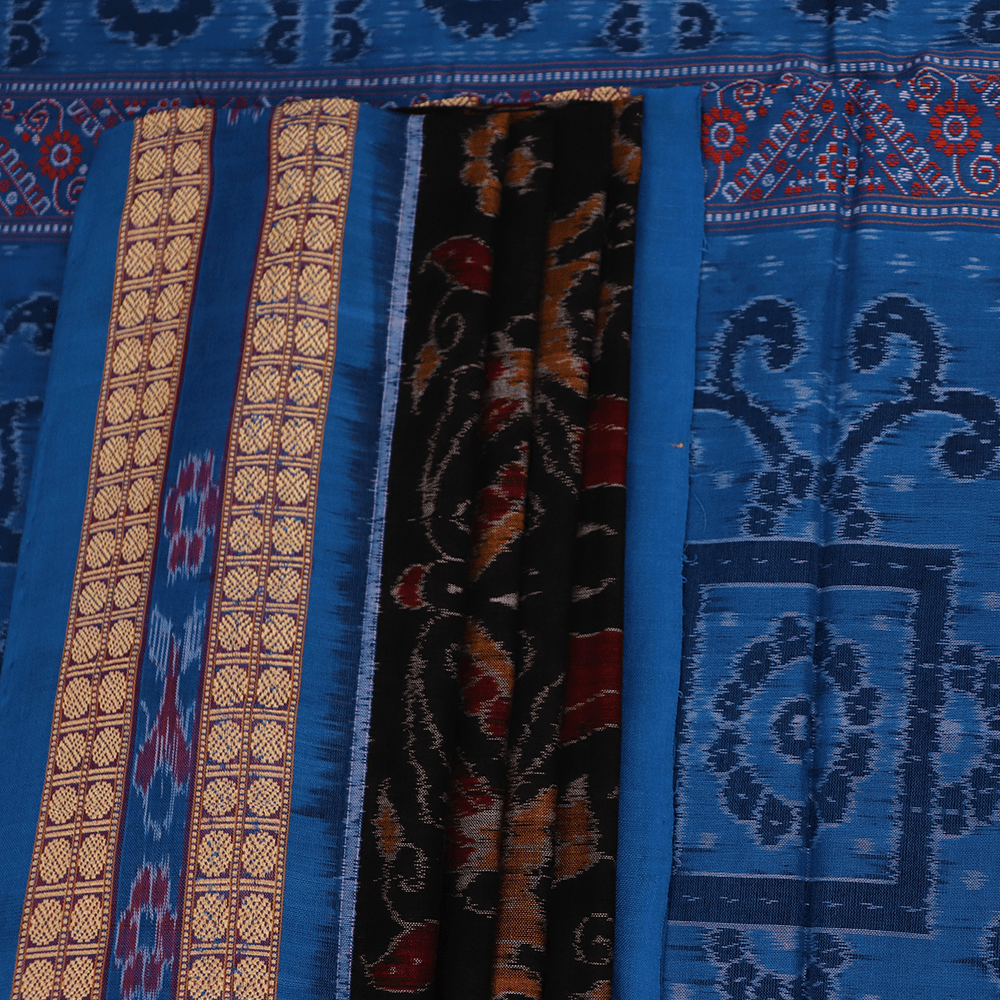 Handloom Sambalpuri Cotton Ikkat Saree Handloom Saree_Cotton Priyadarshini Handloom 