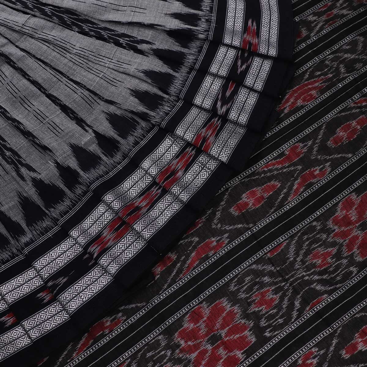Handloom Sambalpuri Cotton Ikkat Saree Handloom Saree_Cotton Priyadarshini Handloom 