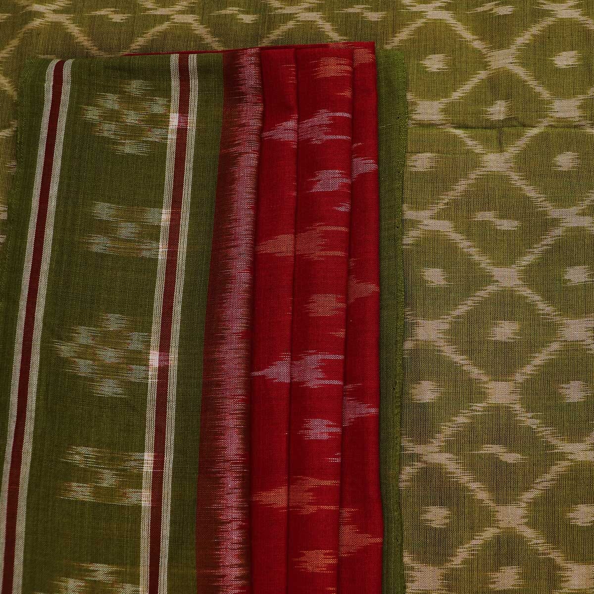 Handloom Sambalpuri Cotton Ikkat Saree Handloom Saree_Cotton Priyadarshini Handloom 