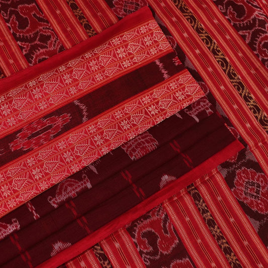 Handloom Sambalpuri Cotton Ikkat Saree Handloom Saree_Cotton Priyadarshini Handloom 