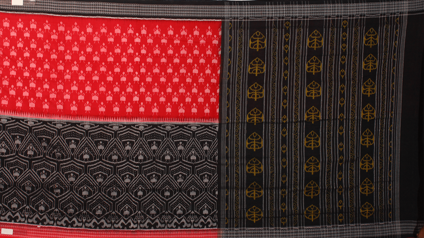Handloom Sambalpuri Cotton Ikkat Saree Handloom Saree_Cotton Priyadarshini Handloom 