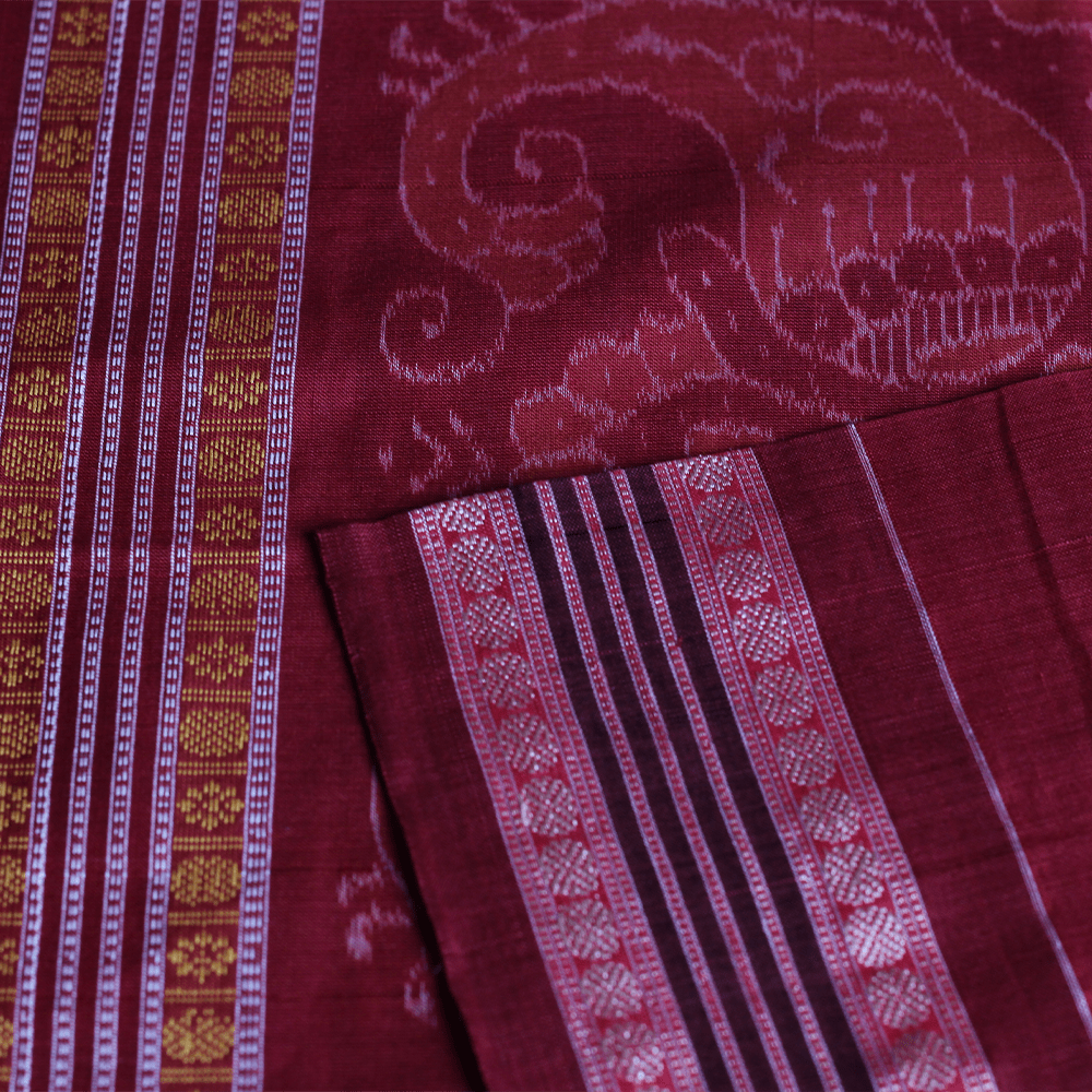 Handloom Sambalpuri Cotton Ikkat Saree Handloom Saree_Cotton Priyadarshini Handloom 
