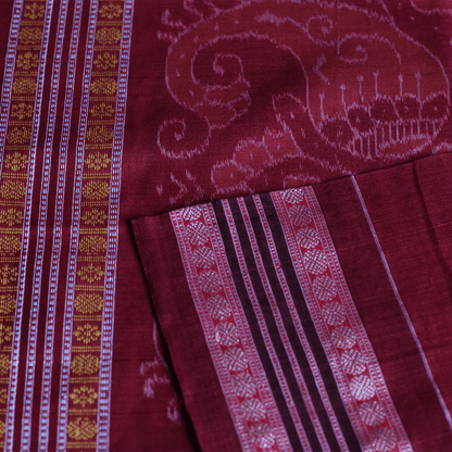 Handloom Sambalpuri Cotton Ikkat Saree Handloom Saree_Cotton Priyadarshini Handloom 
