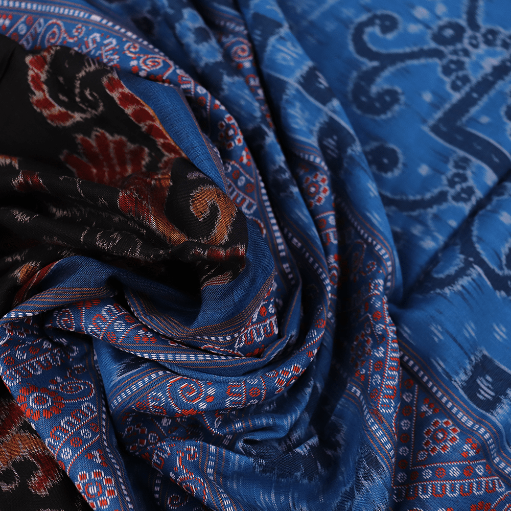 Handloom Sambalpuri Cotton Ikkat Saree Handloom Saree_Cotton Priyadarshini Handloom 