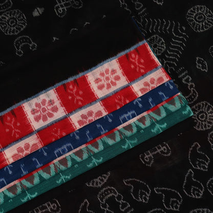 Handloom Sambalpuri Cotton Ikkat Saree Handloom Saree_Cotton Priyadarshini Handloom 