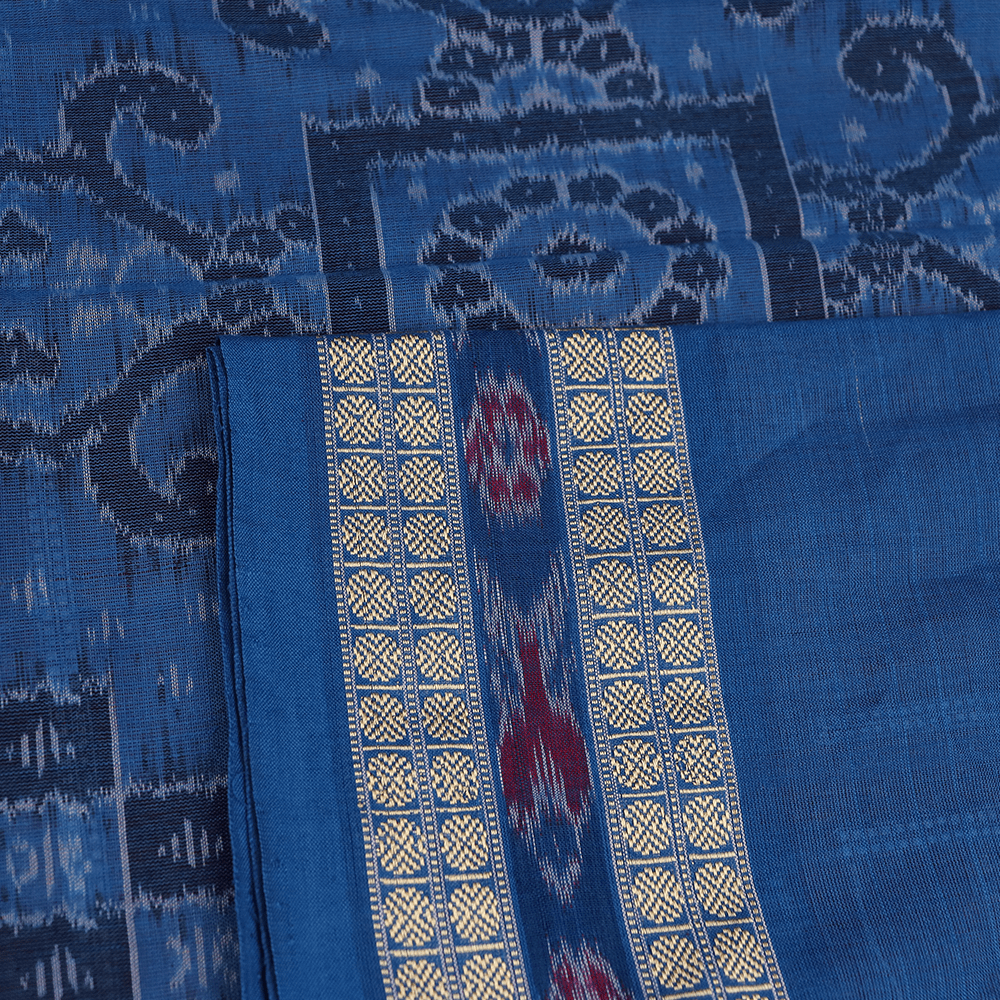 Handloom Sambalpuri Cotton Ikkat Saree Handloom Saree_Cotton Priyadarshini Handloom 