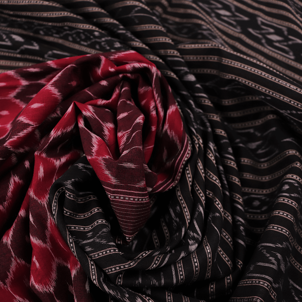 Handloom Sambalpuri Cotton Ikkat Saree Handloom Saree_Cotton Priyadarshini Handloom 