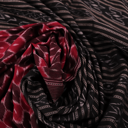 Handloom Sambalpuri Cotton Ikkat Saree Handloom Saree_Cotton Priyadarshini Handloom 